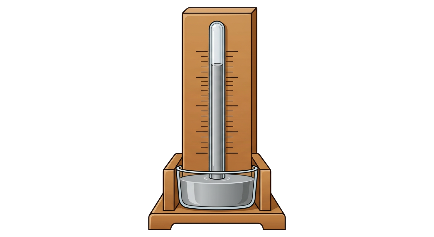 Barometer showing pressure