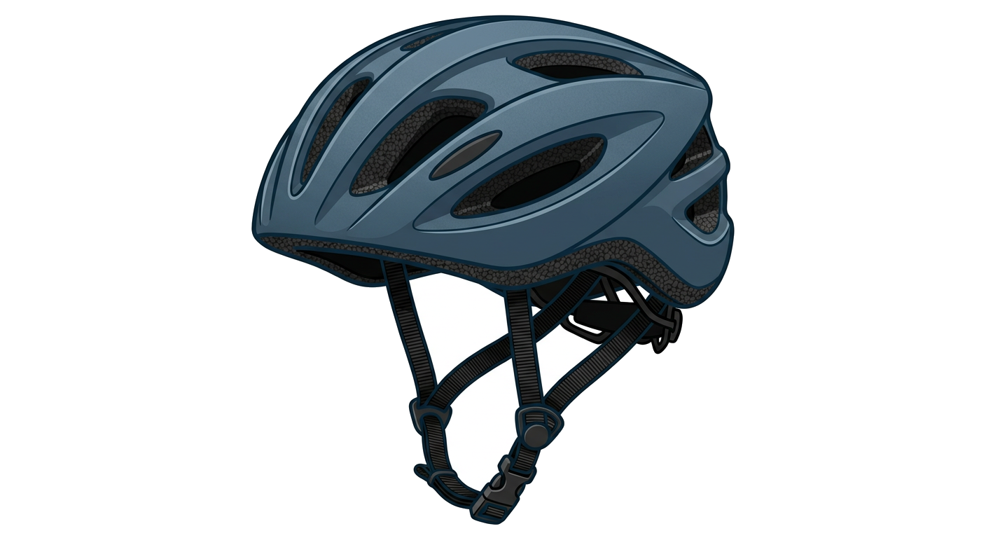 Bicycle helmet illustration