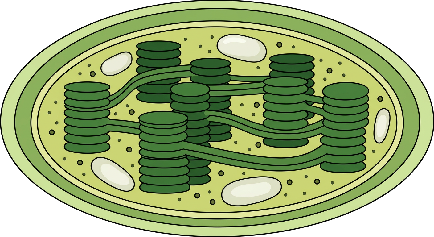 Chloroplast Cross Section