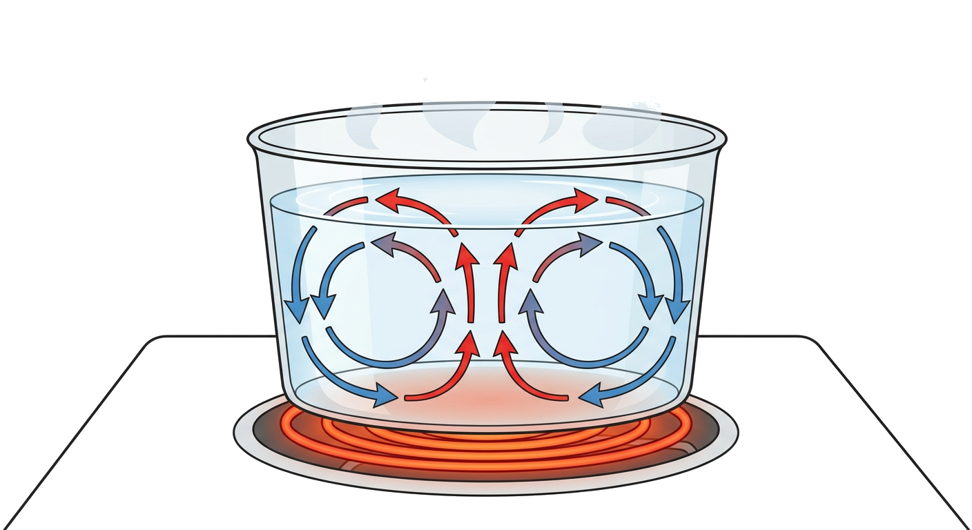 Convection Currents in a Pot