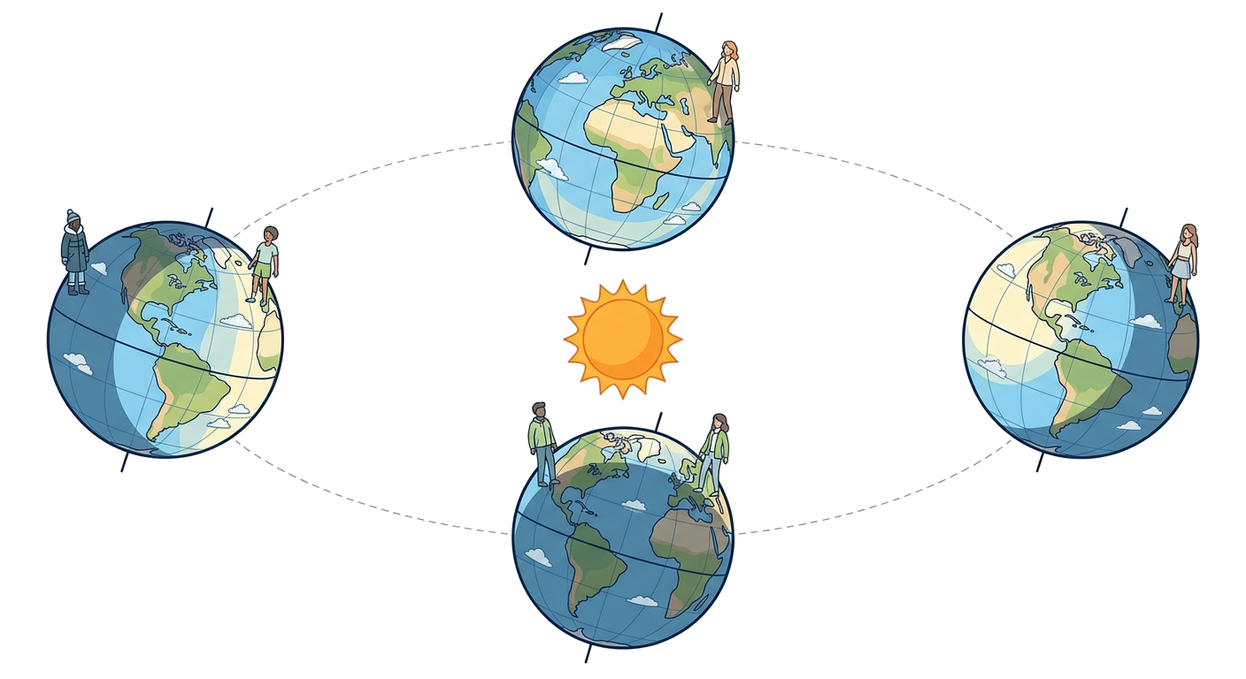 Illustration of Earth's ecosystems