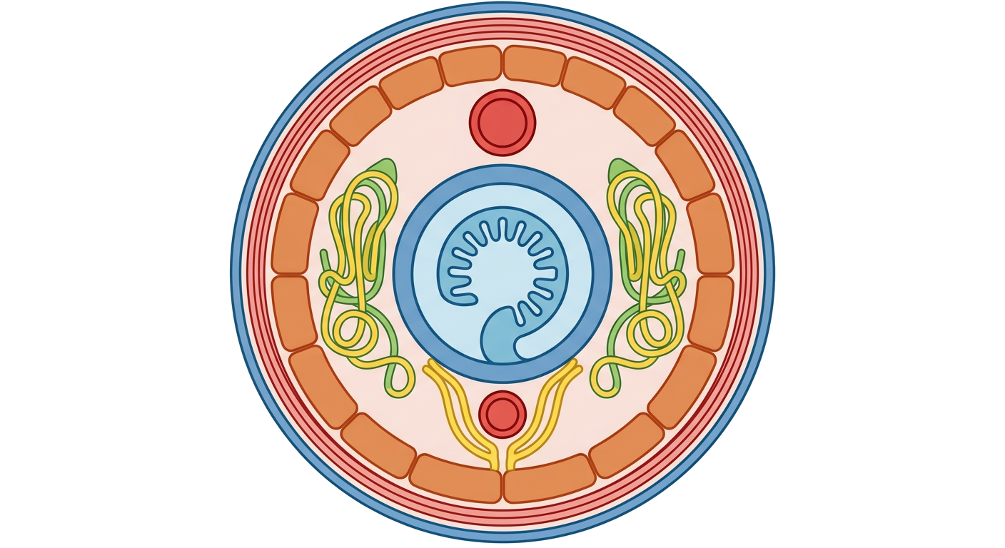 Earthworm Cross Section