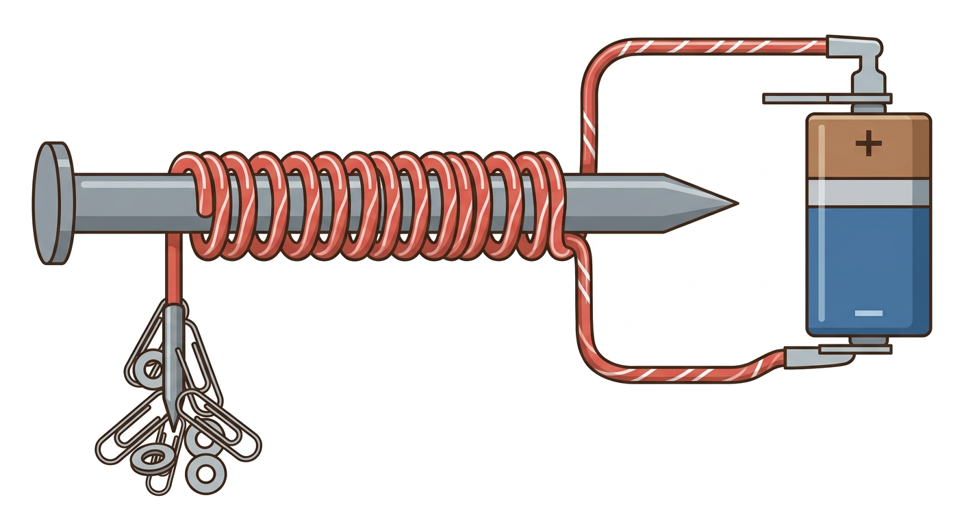 Electromagnet diagram