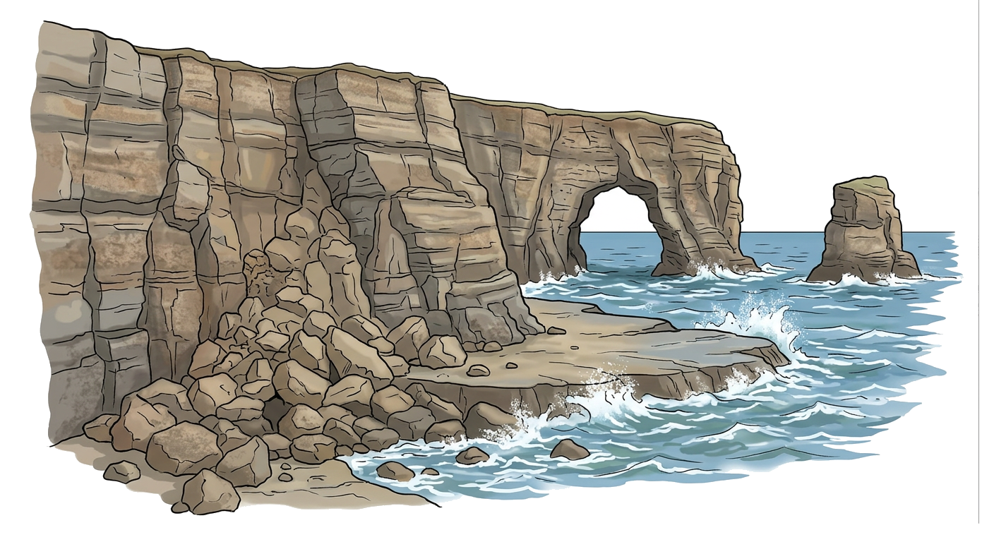 Erosion Weathering Cliff