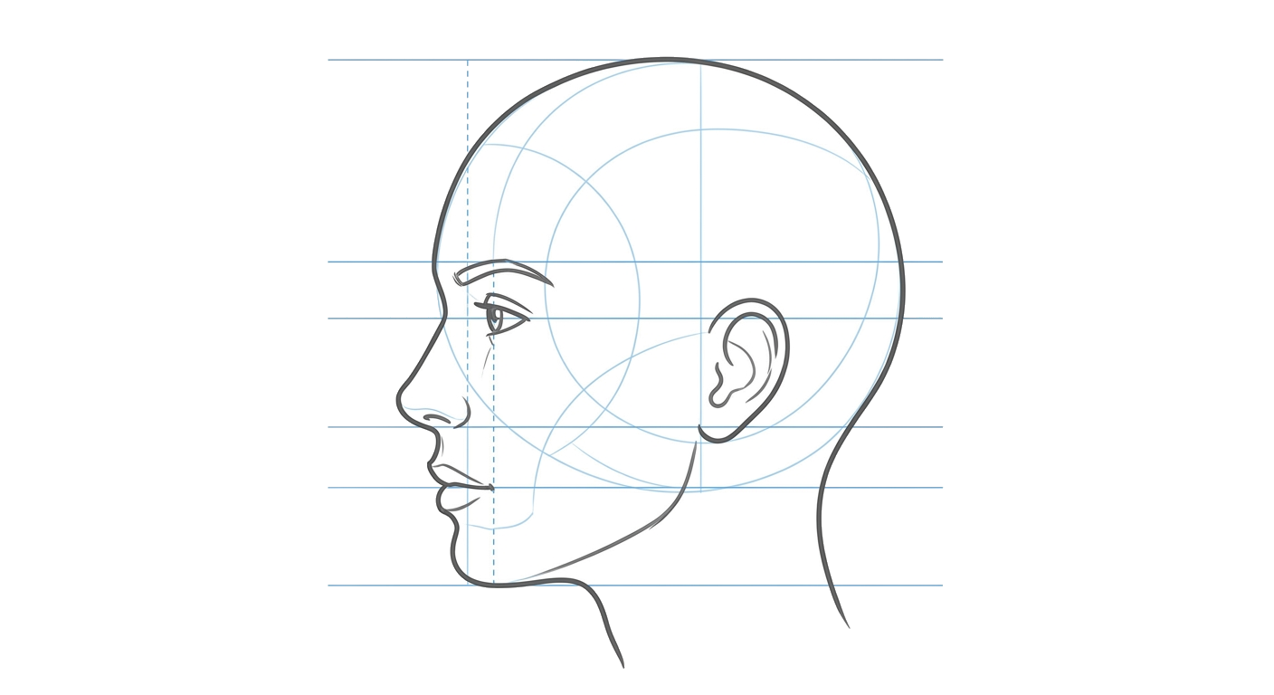 Character profile illustration