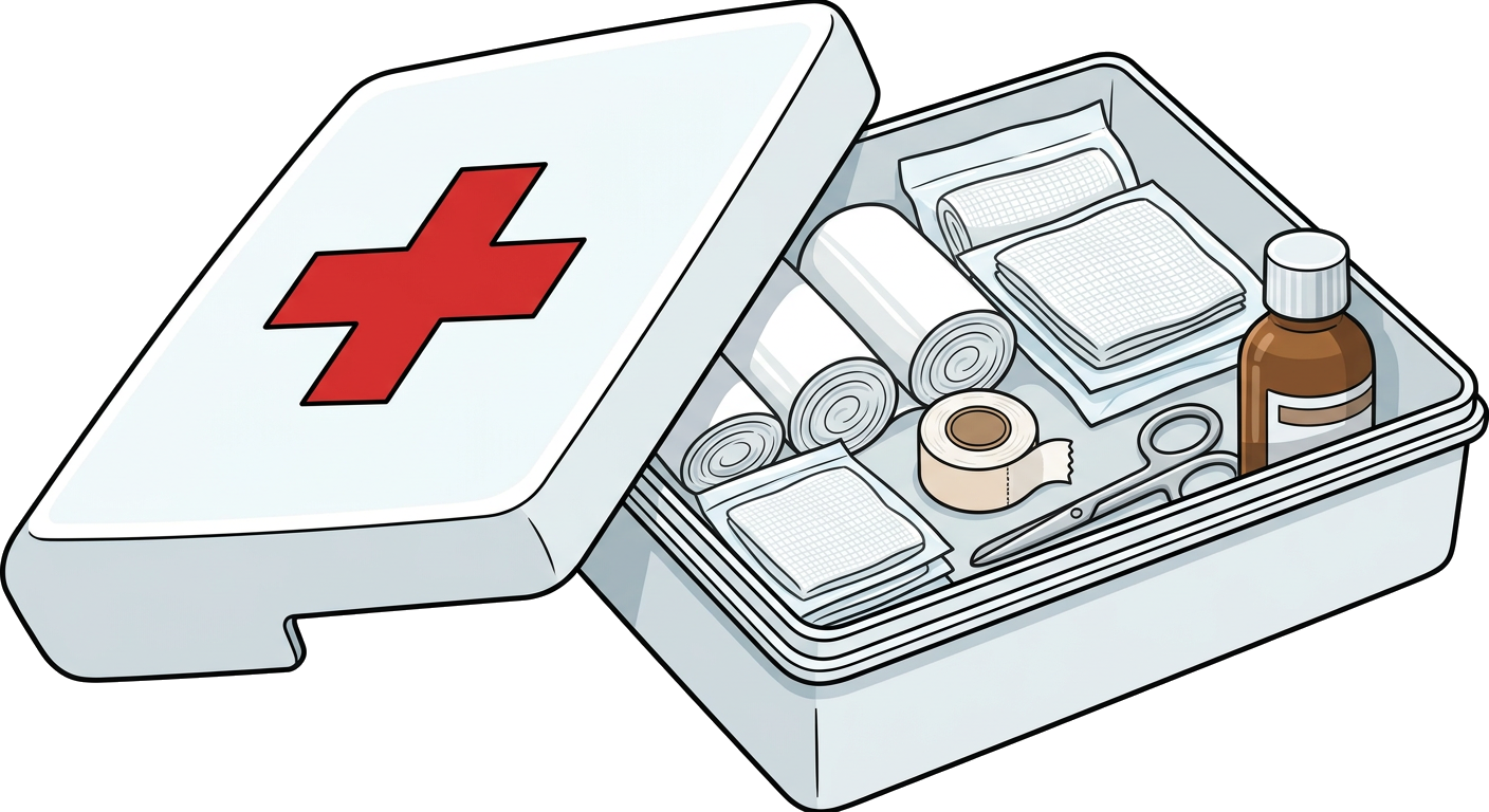 First Aid Kit Illustration