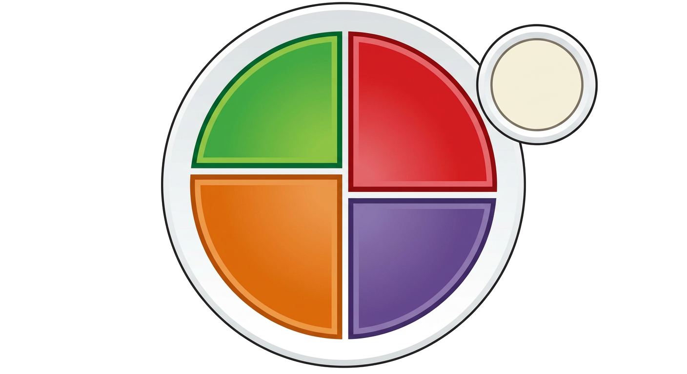 MyPlate diagram showing food groups