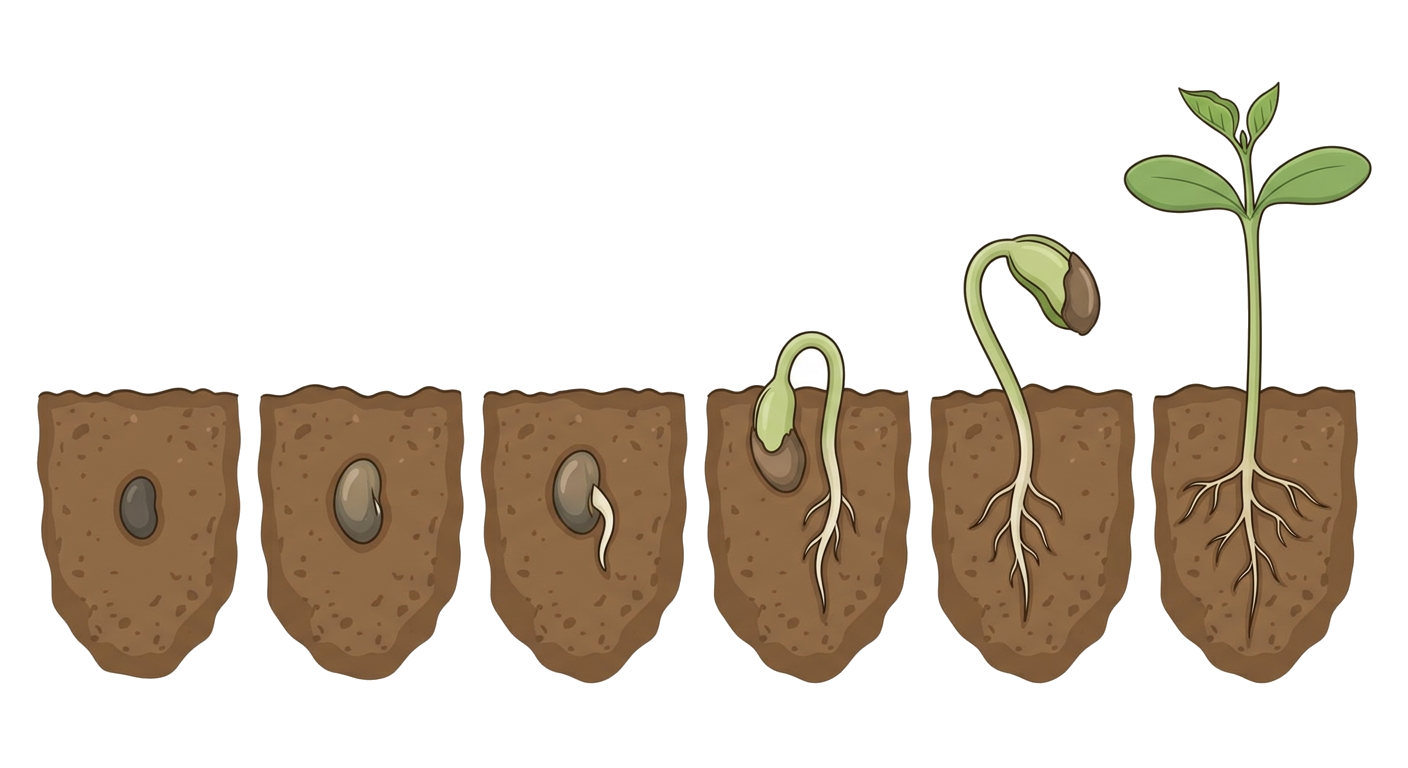 Stages of Seed Germination
