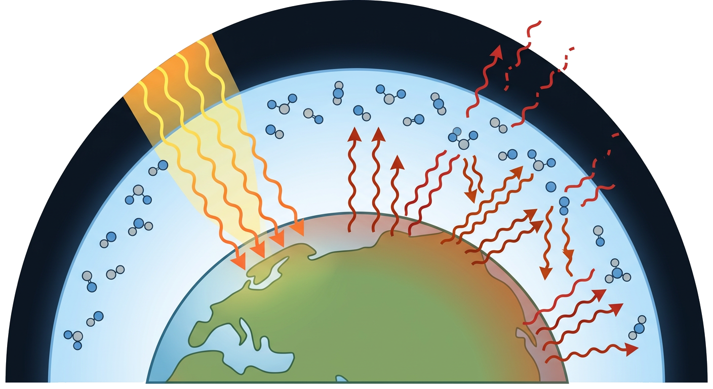 Greenhouse Effect Diagram