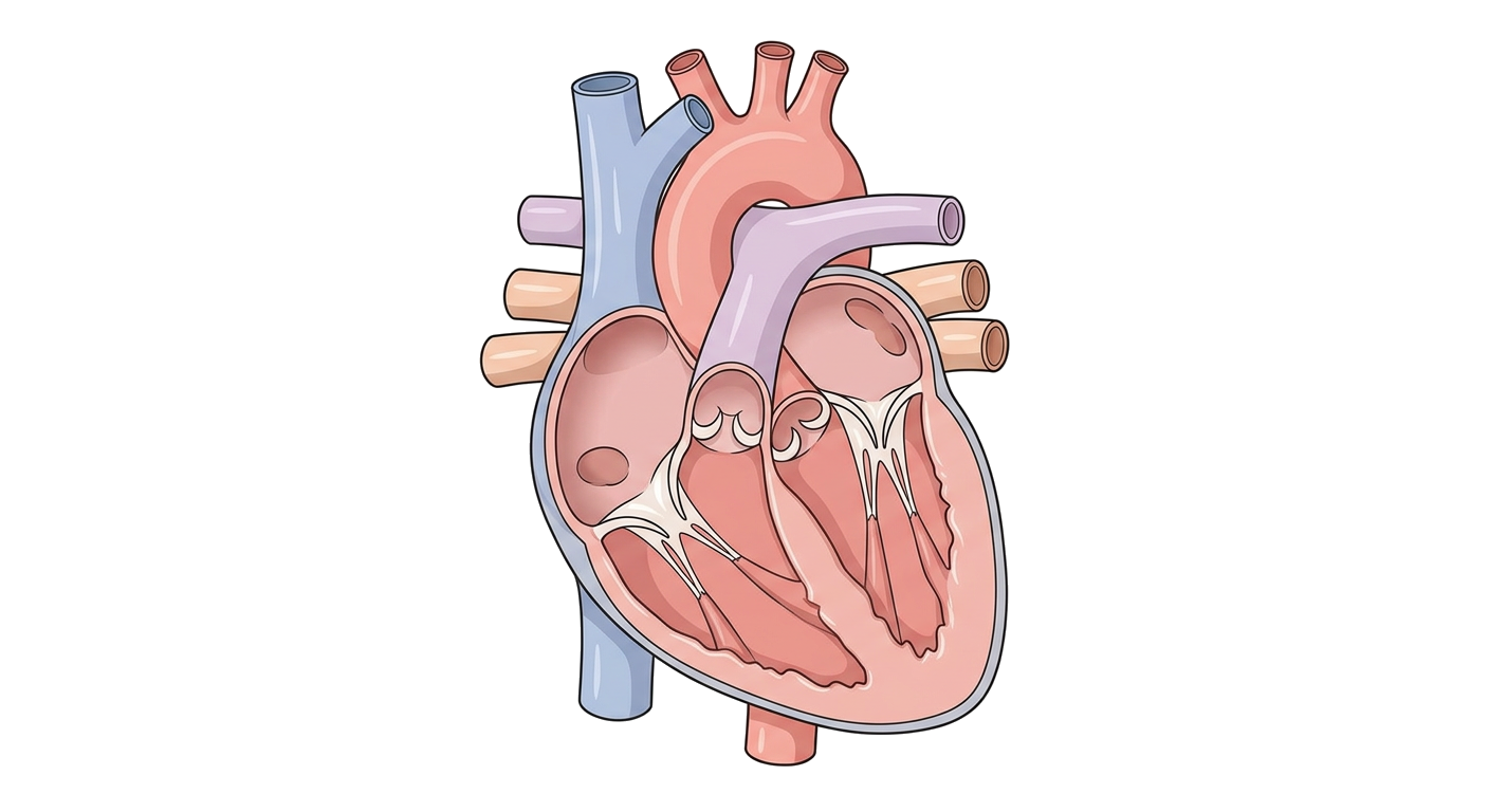 Human Heart Cross Section