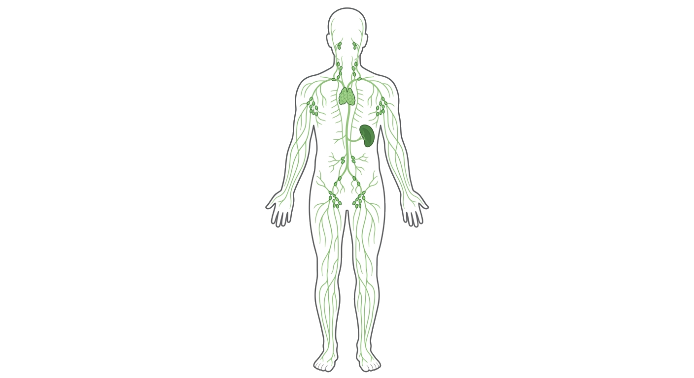 Diagram of the Human Lymphatic System