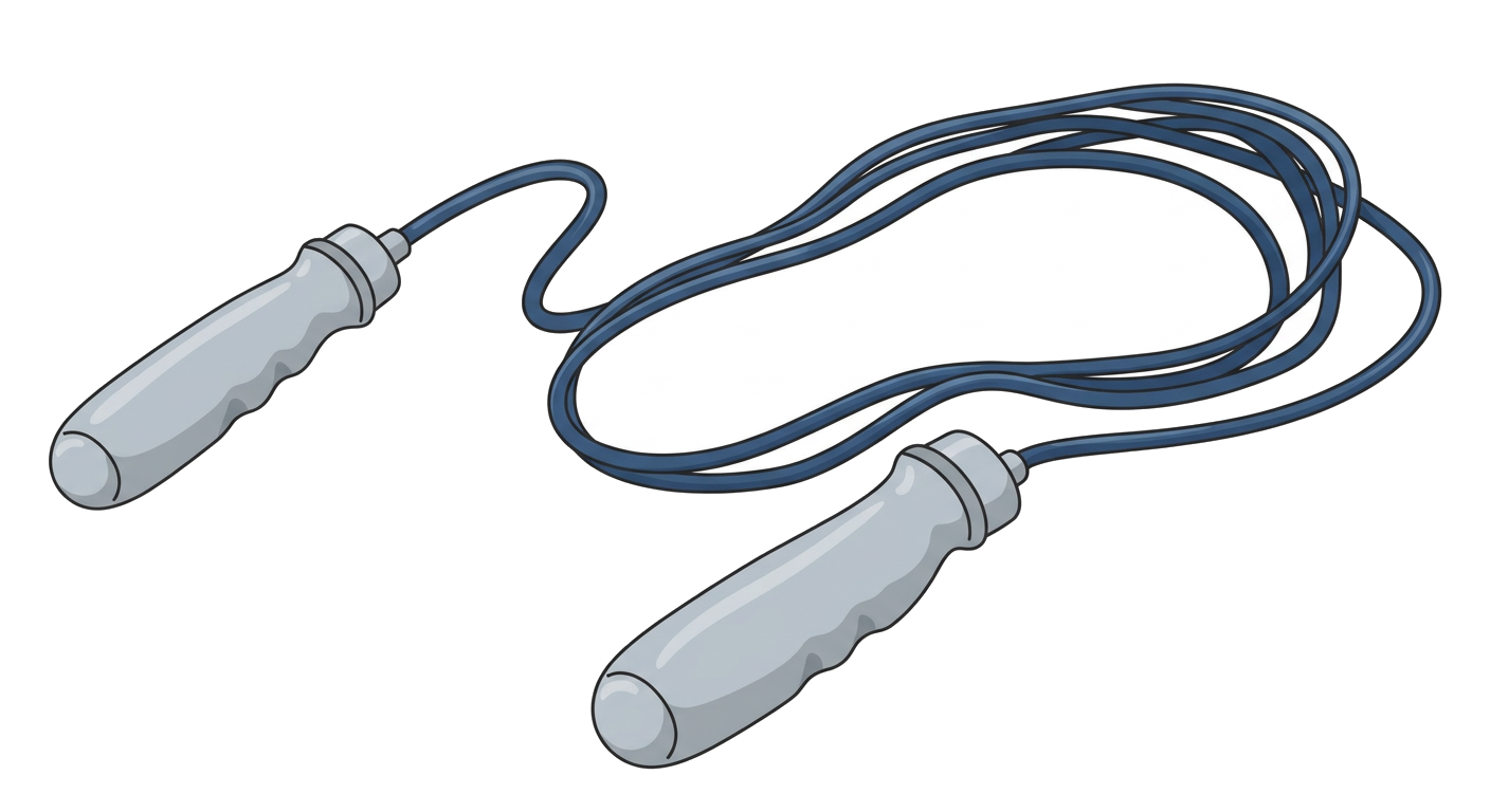 Kid jumping rope
