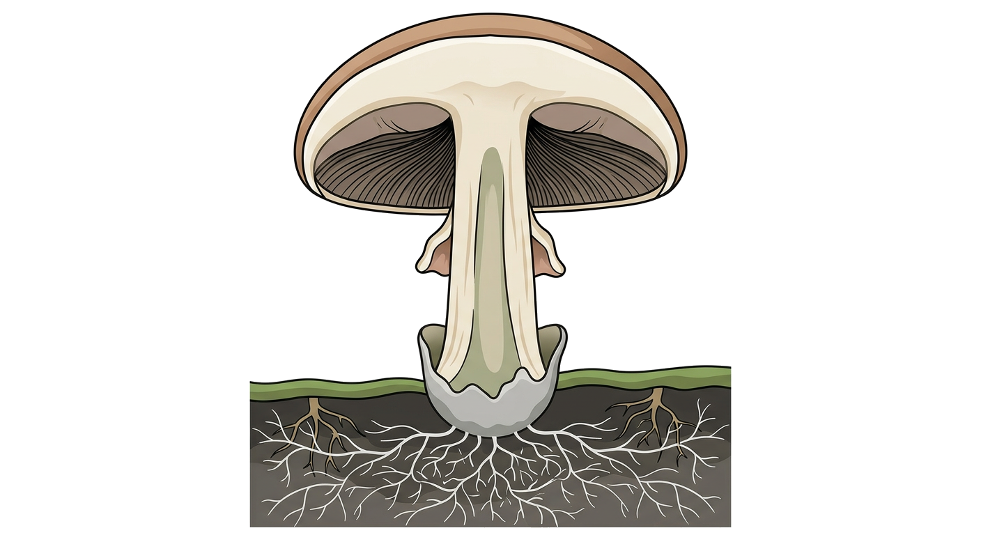 Mushroom Cross Section