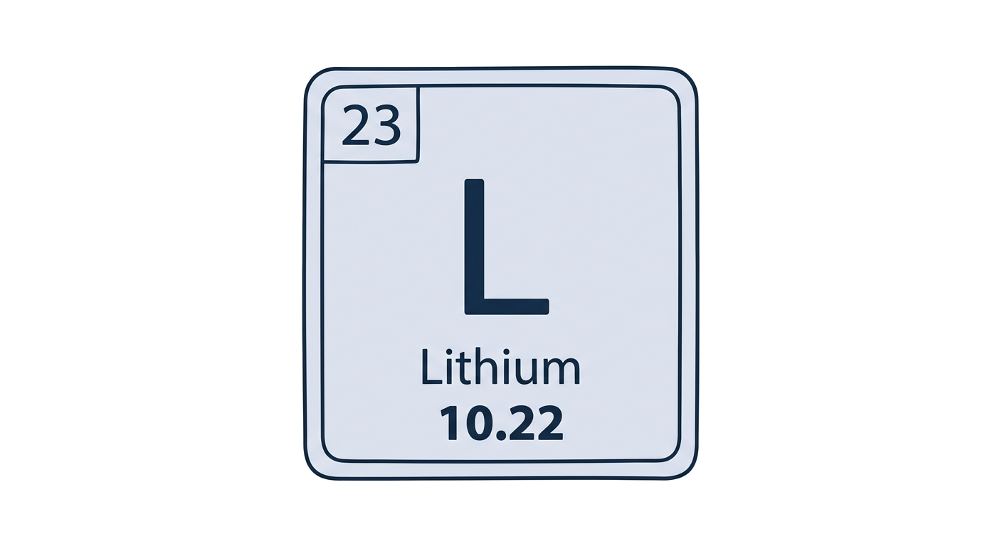 Periodic Table Element Box showing atomic number, symbol, and atomic mass
