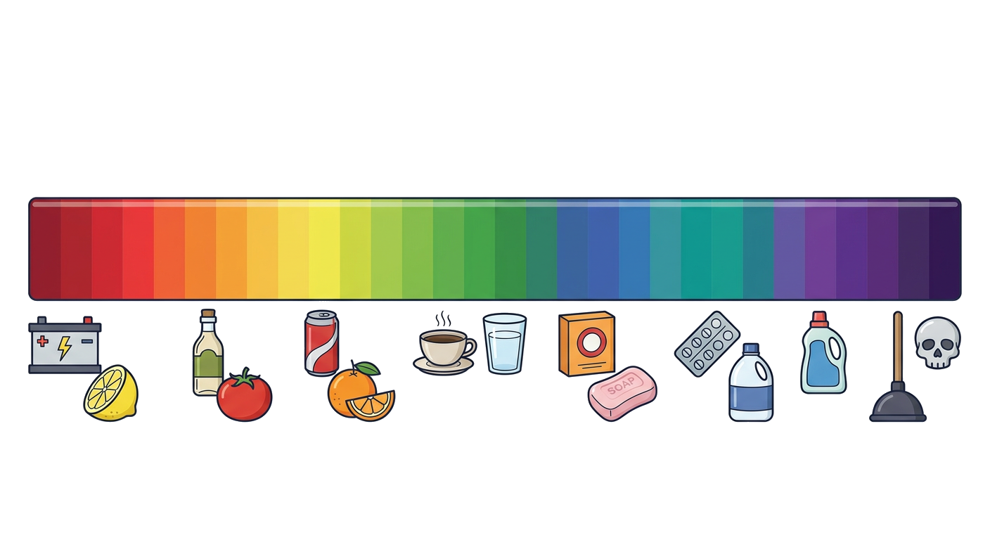 pH Scale Diagram