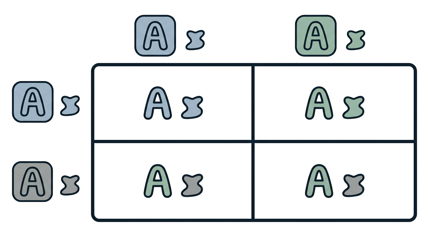 Punnett Square Diagram