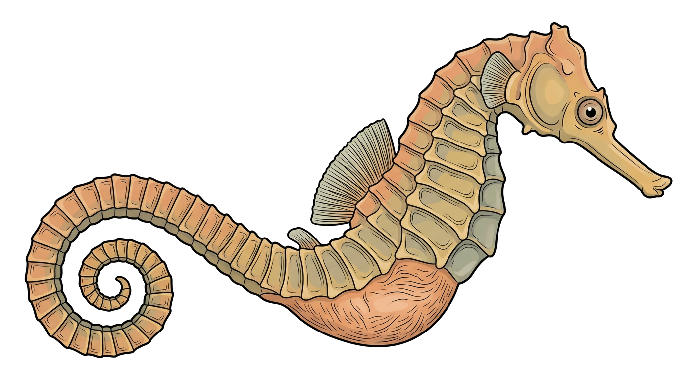 Seahorse illustration