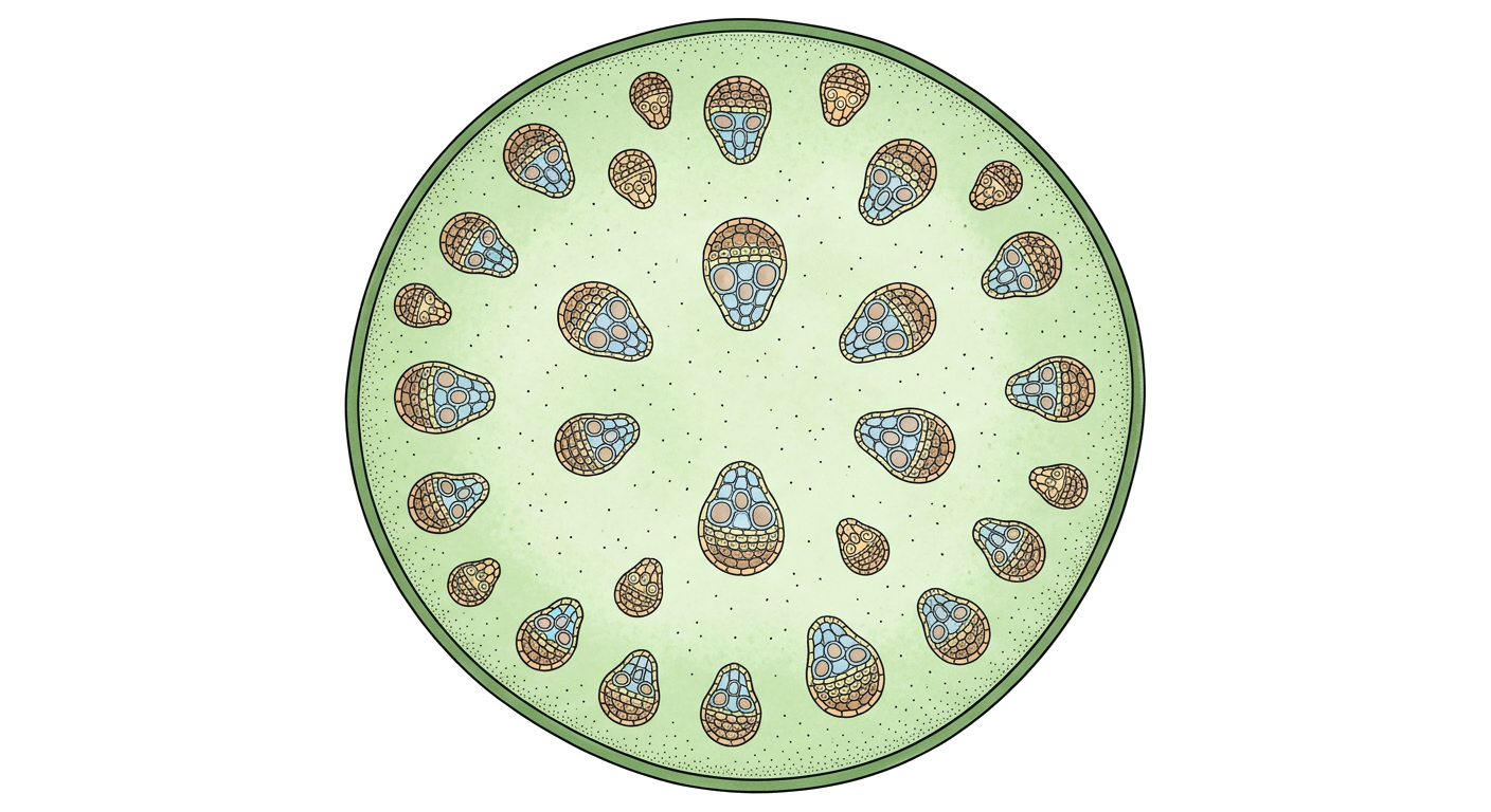 Monocot Stem Cross Section