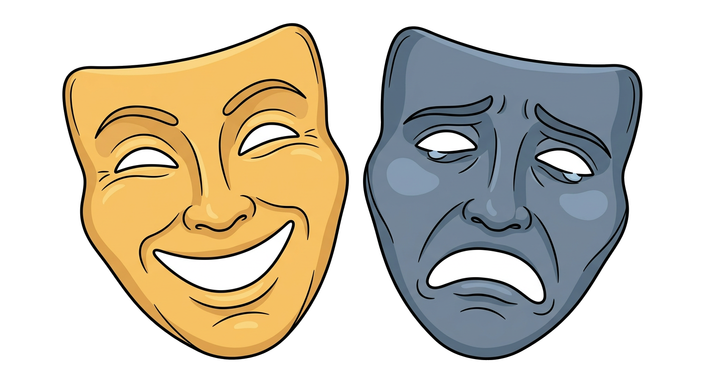 Comedy and Tragedy Theater Masks