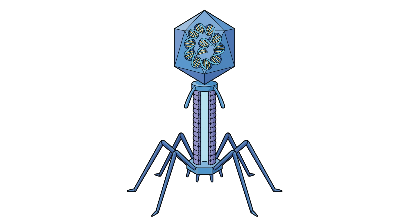 Bacteriophage structure