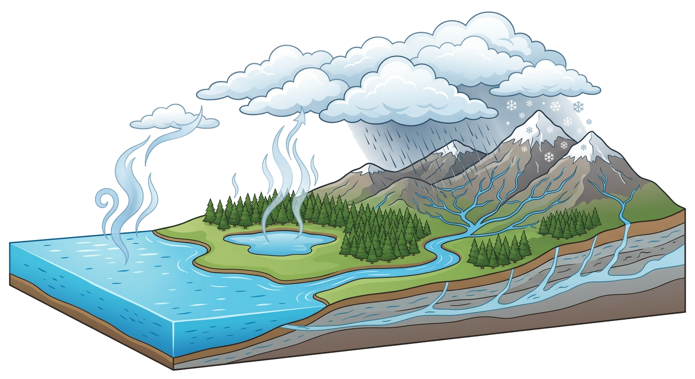 Water Cycle Landscape